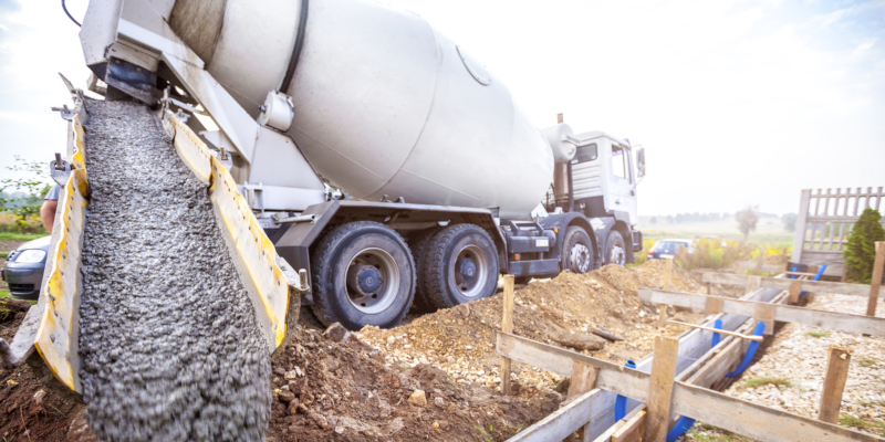 concrete delivery will save you loads of mixing and loading time